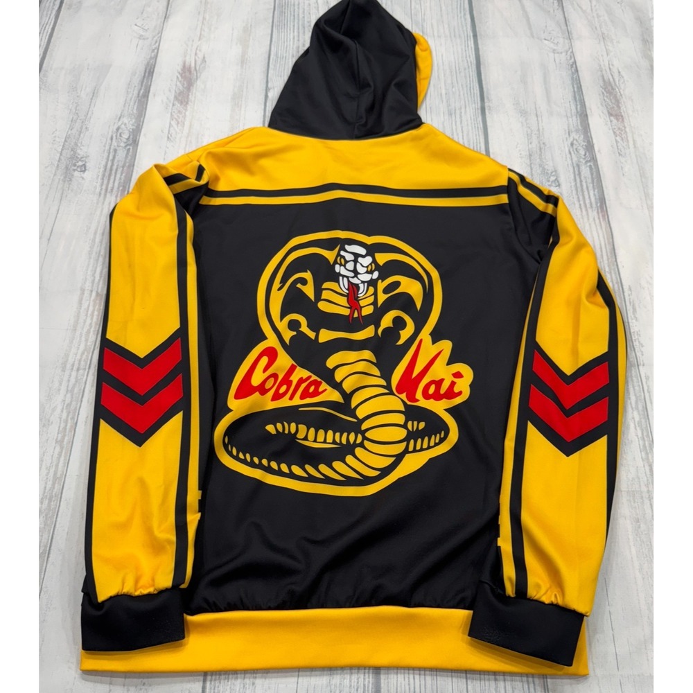 Cobra Kai Karate Kid Full Zip‎ Hoodie Sweatshirt 2XL Movie TV Show